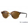 Lunettes de soleil Ray-Ban ClubRound RB4246 1160 Classic Brown