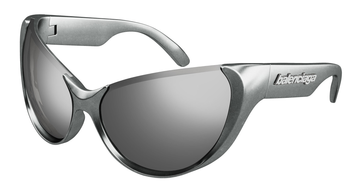 Eyeglasses Balenciaga BB0201S 002 Silver