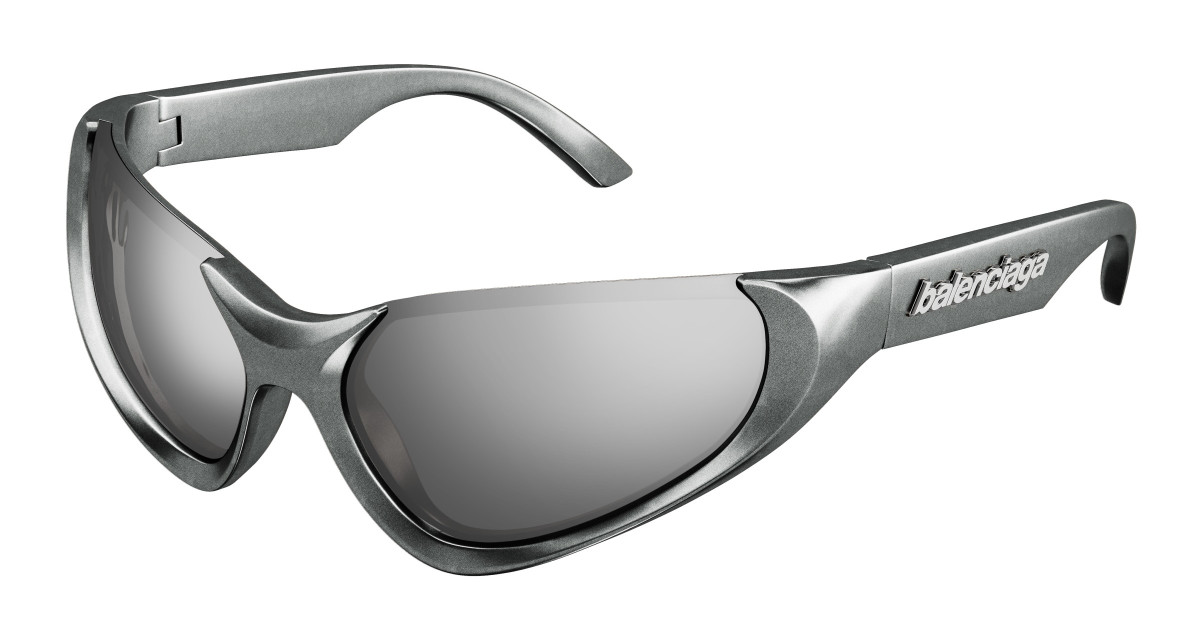 Eyeglasses Balenciaga BB0202S 002 Silver