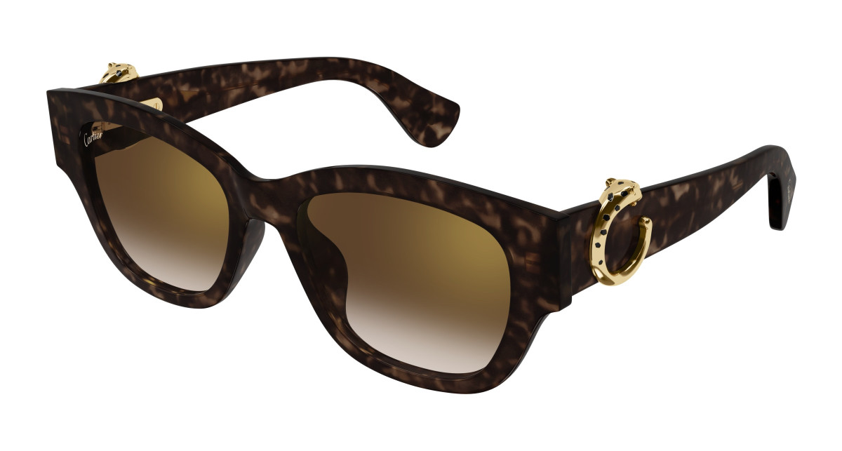 Eyeglasses Cartier CT0548SA 002 Havana