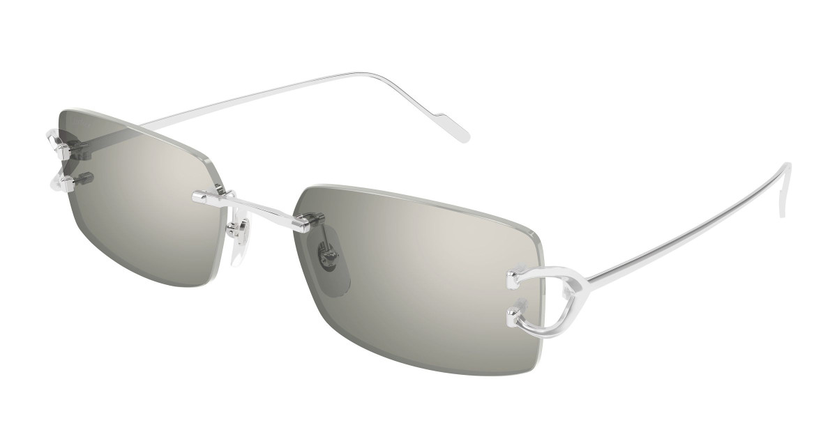 Eyeglasses Cartier CT0605S 002 Silver