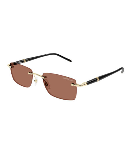 Eyeglasses Montblanc MB0344S 007 Gold