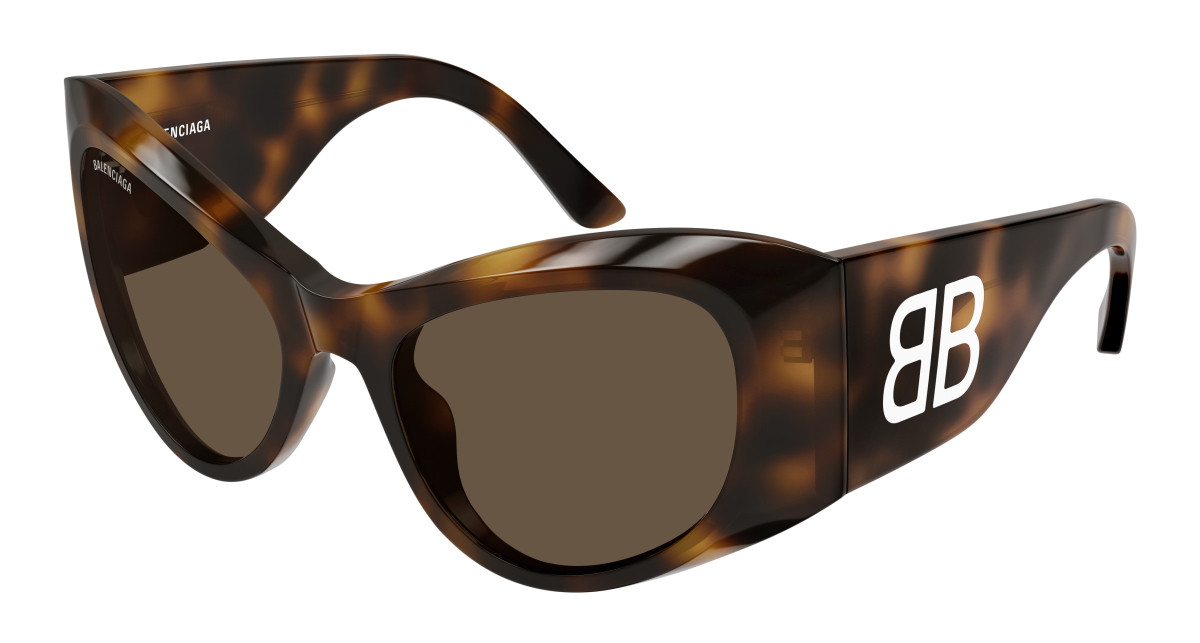 Eyeglasses Balenciaga BB0393S 002 Havana