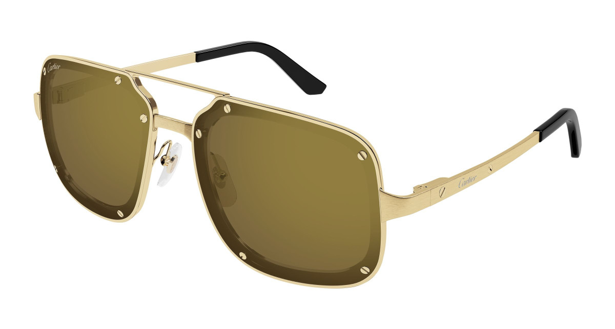 Lunettes de Soleil Cartier CT0194S 006 Or