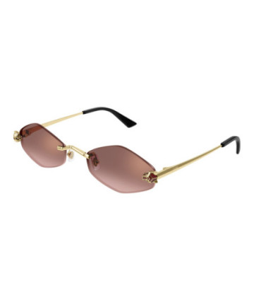 Lunettes de Soleil Cartier CT0433S 006 Or