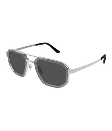 Lunettes de Soleil Cartier CT0462S 006 Argent