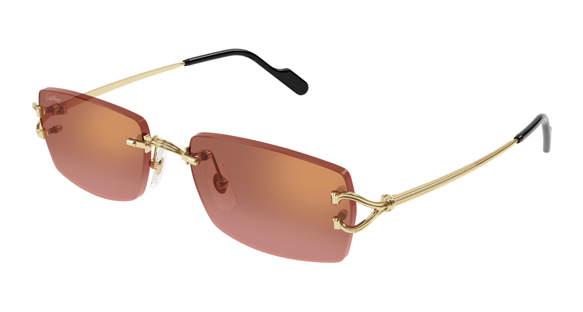 Lunettes de Soleil Cartier CT0550S 005 Or