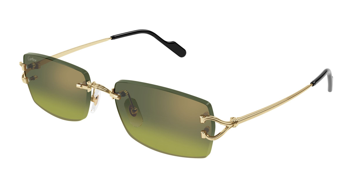 Lunettes de Soleil Cartier CT0550S 006 Or