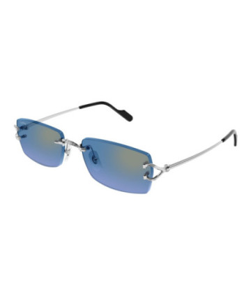 Lunettes de Soleil Cartier CT0550S 007 Argent