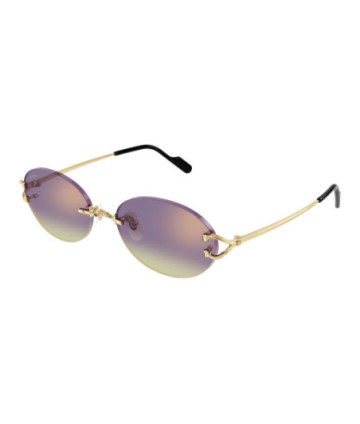 Lunettes de Soleil Cartier CT0551S 006 Or