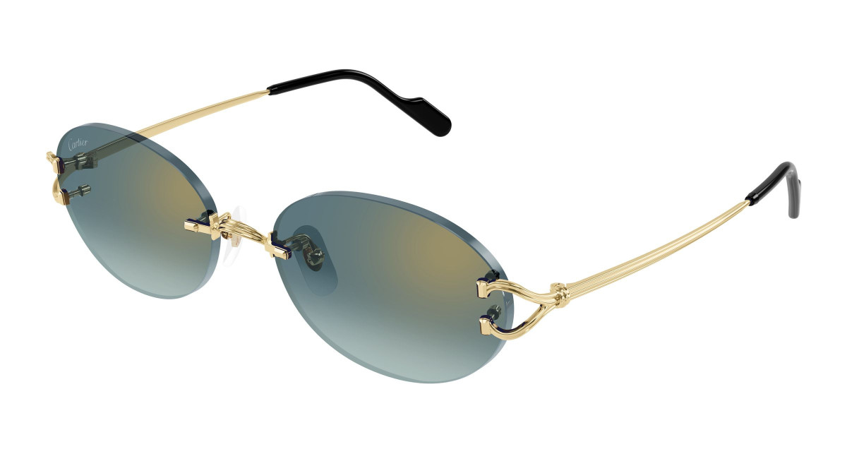 Lunettes de Soleil Cartier CT0551S 007 Or