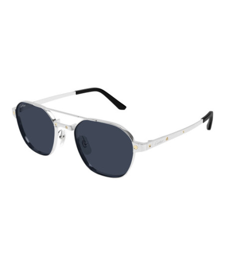 Lunettes de Soleil Cartier CT0571S 002 Argent