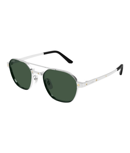 Lunettes de Soleil Cartier CT0571S 003 Argent