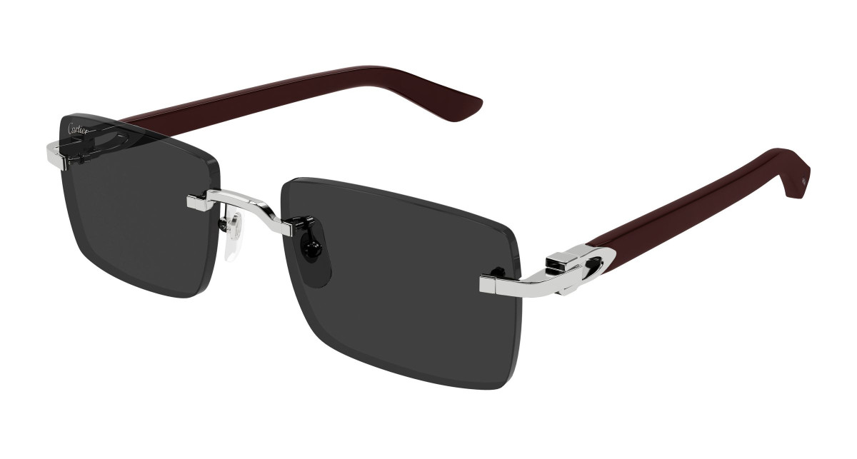 Lunettes de Soleil Cartier CT0579S 006 Argent