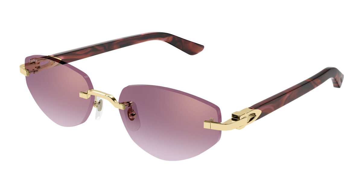 Lunettes de Soleil Cartier CT0580S 002 Or