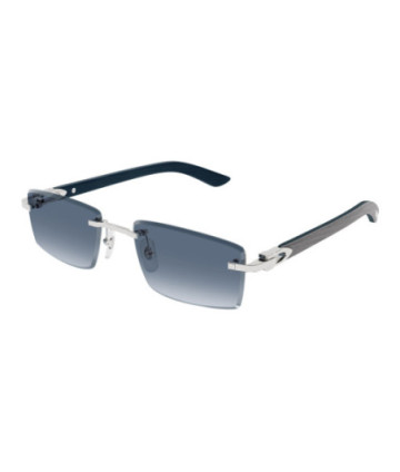Lunettes de Soleil Cartier CT0582S 004 Argent