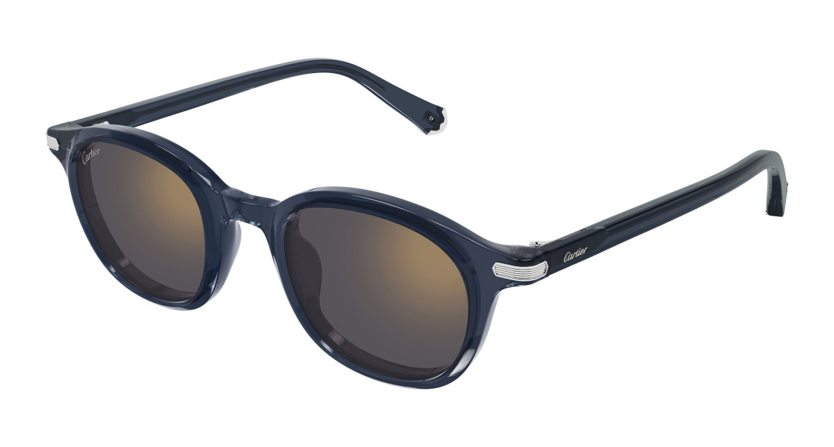 Lunettes de Soleil Cartier CT0584S 003 Bleu
