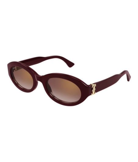 Lunettes de Soleil Cartier CT0588S 003 Bourgogne