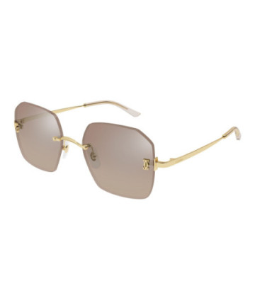 Lunettes de Soleil Cartier CT0591S 003 Or