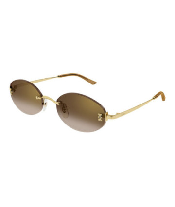 Lunettes de Soleil Cartier CT0592S 002 Or