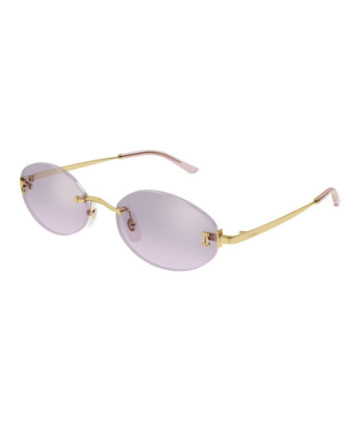 Lunettes de Soleil Cartier CT0592S 003 Or