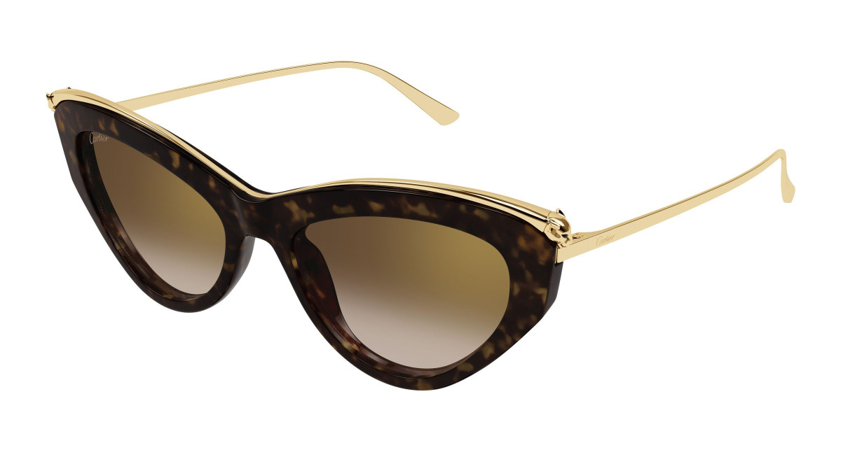 Lunettes de Soleil Cartier CT0596S 002 Havane