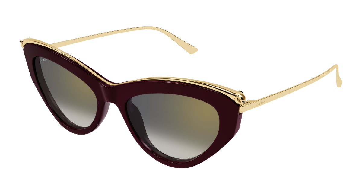 Lunettes de Soleil Cartier CT0596S 004 Bourgogne