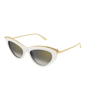 Lunettes de Soleil Cartier CT0596S 005 Blanc