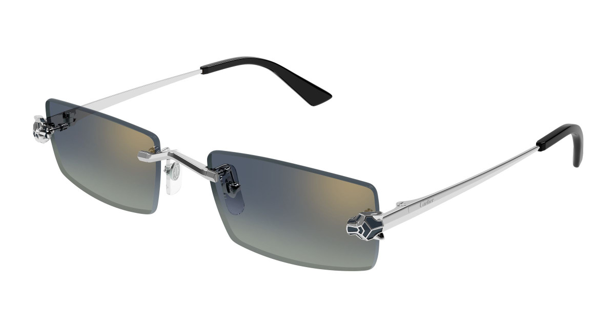 Lunettes de Soleil Cartier CT0598S 003 Argent