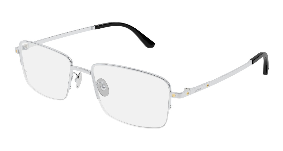 Lunettes de Vue Cartier CT0575OA 002 Argent