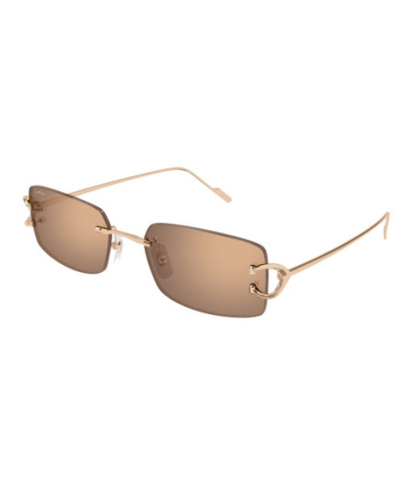 Lunettes de Soleil Cartier CT0605S 003 Cuivre
