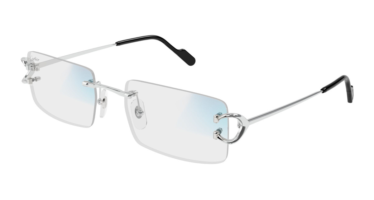 Lunettes de Soleil Cartier CT0488S 001 Argent