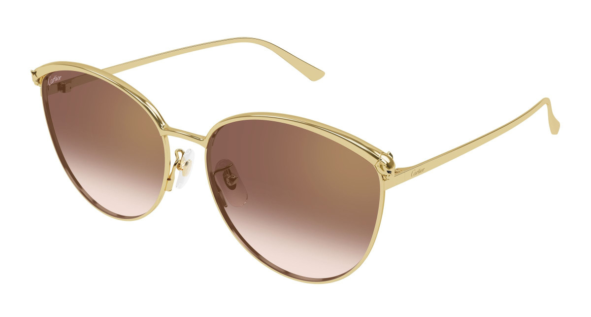 Lunettes de Soleil Cartier CT0597SA 003 Or