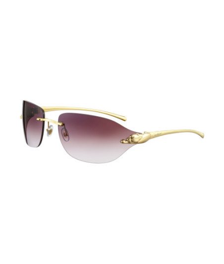 Lunettes de Soleil Cartier CT0068S 001 Or