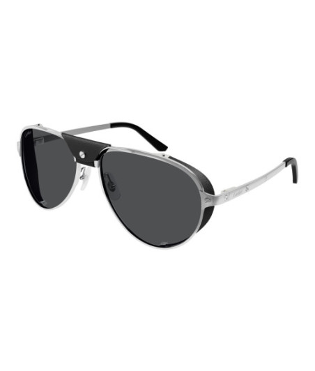 Lunettes de Soleil Cartier CT0296S 002 Argent