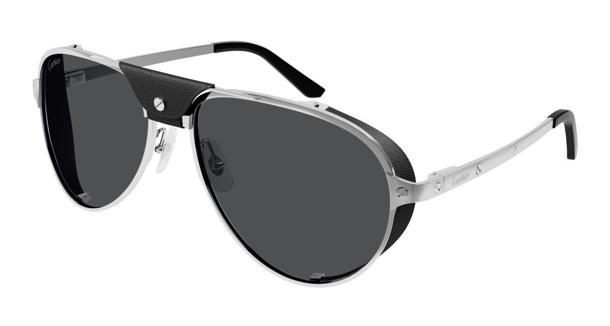 Lunettes de Soleil Cartier CT0296S 002 Argent
