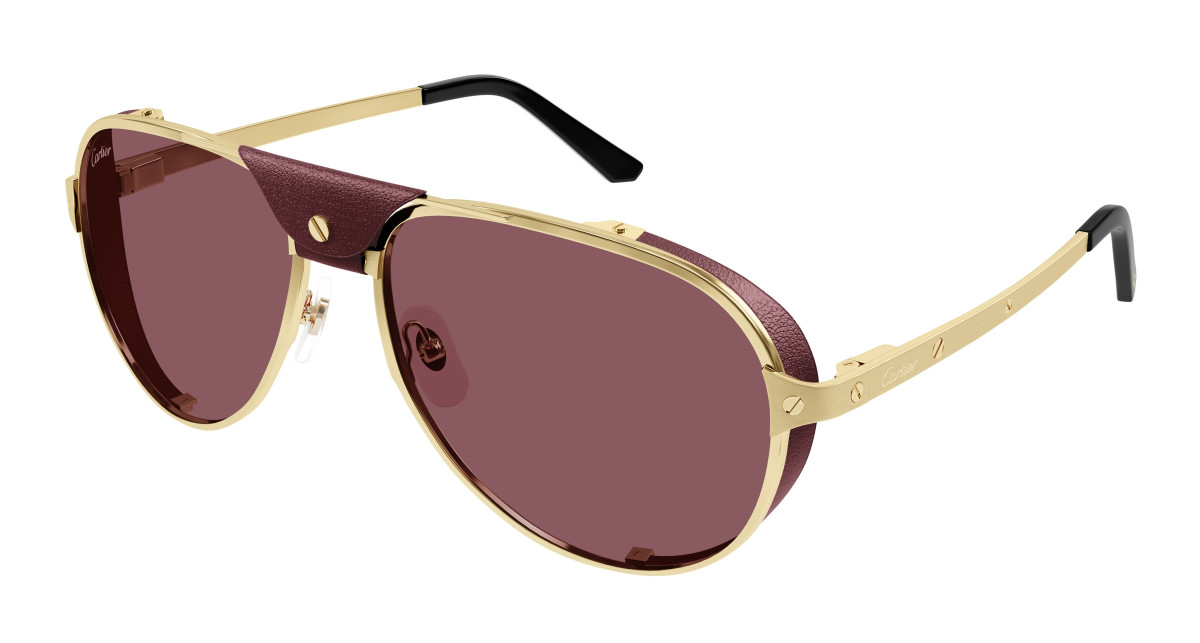 Lunettes de Soleil Cartier CT0296S 006 Or