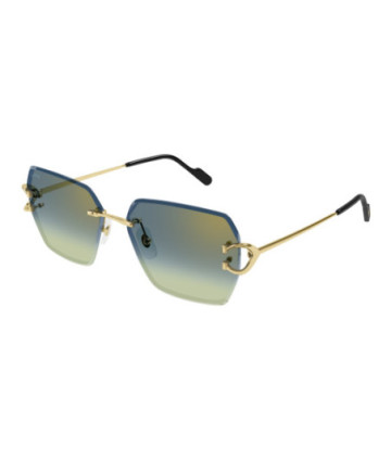 Lunettes de Soleil Cartier CT0466S 003 Or