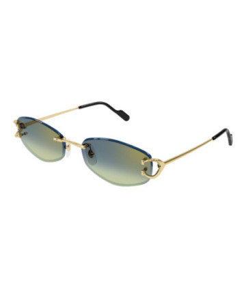 Lunettes de Soleil Cartier CT0467S 003 Or