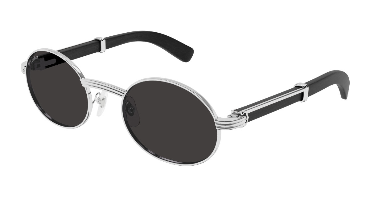 Lunettes de Soleil Cartier CT0464S 012 Argent