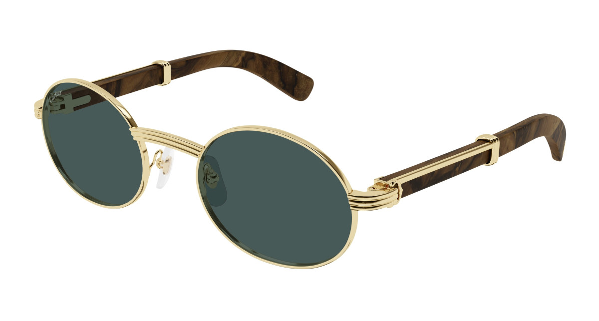 Lunettes de Soleil Cartier CT0464S 015 Or