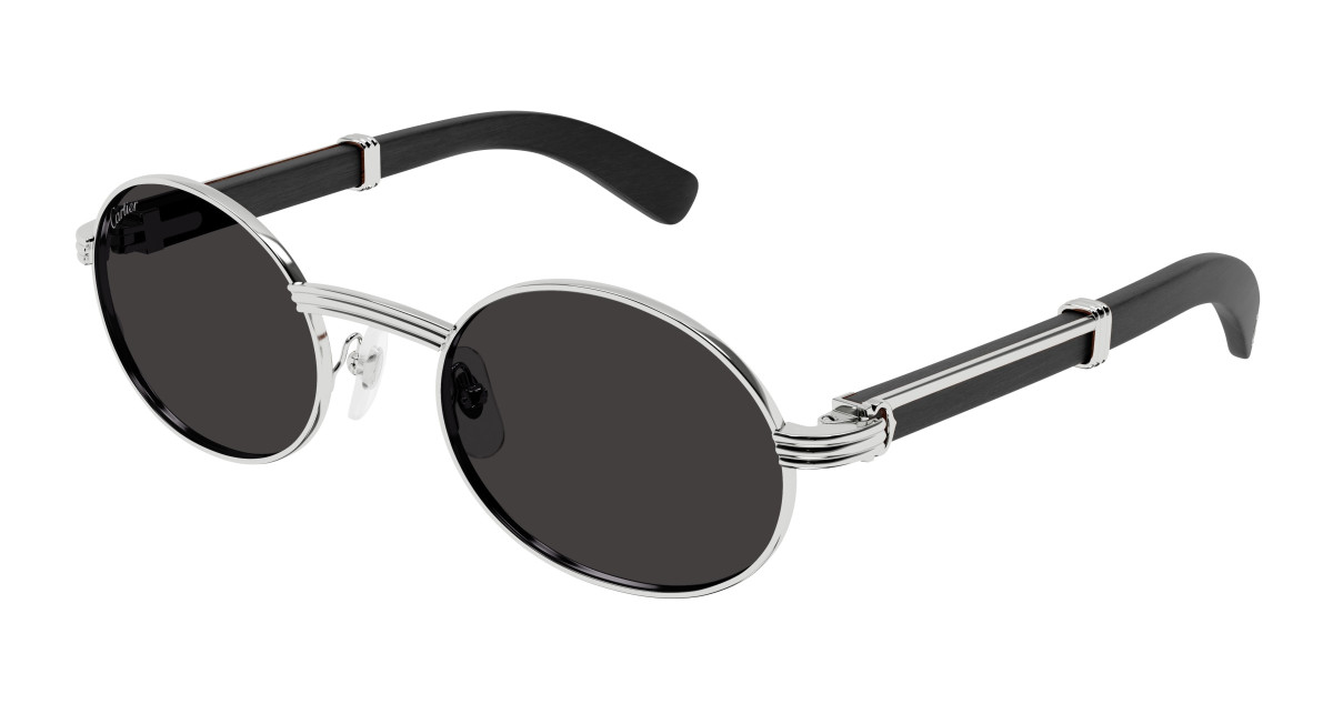 Lunettes de Soleil Cartier CT0464S 017 Argent