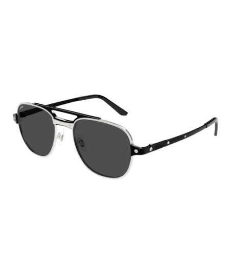 Lunettes de Soleil Cartier CT0477S 001 Argent