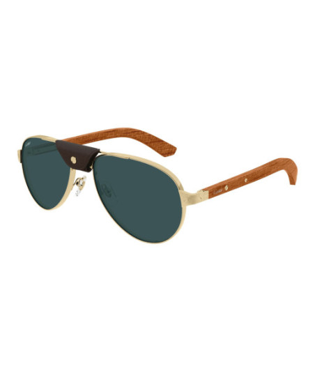 Lunettes de Soleil Cartier CT0495S 002 Or