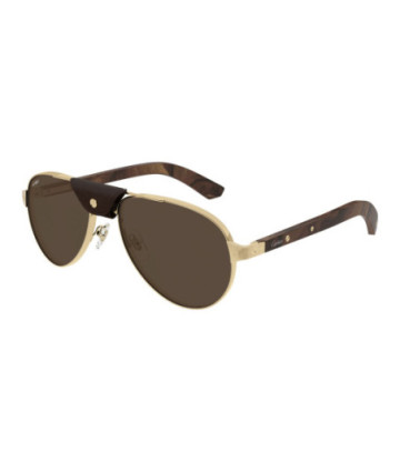 Lunettes de Soleil Cartier CT0495S 004 Or