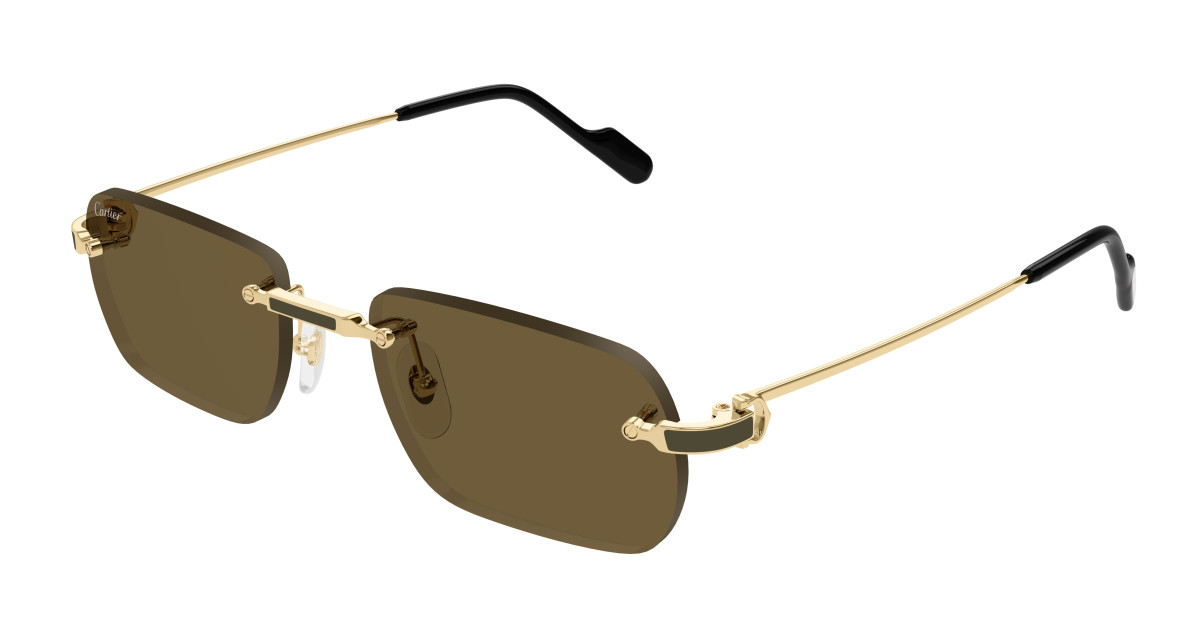 Lunettes de Soleil Cartier CT0498S 005 Or