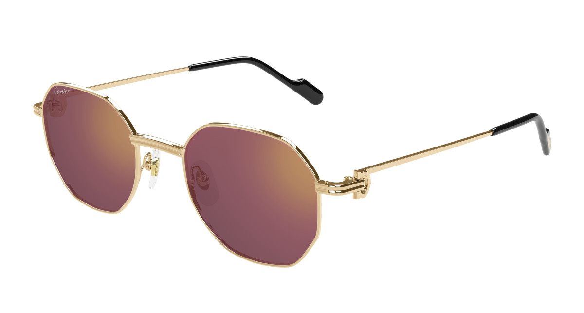 Lunettes de Soleil Cartier CT0500S 002 Or