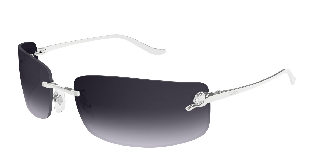Lunettes de Soleil Cartier CT0503S 002 Argent