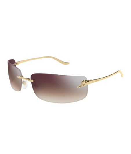 Lunettes de Soleil Cartier CT0503S 003 Or