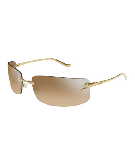 Lunettes de Soleil Cartier CT0503S 004 Or
